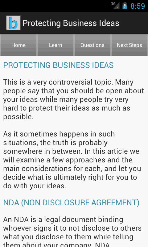    Startup & Business Ideas- screenshot  