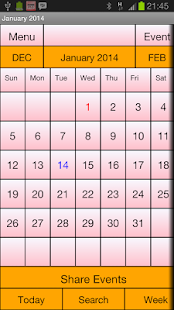 Free Calendar Me South Africa 2014 APK for Android