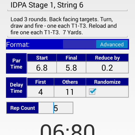 Dry Fire Par Time Tracker LOGO-APP點子