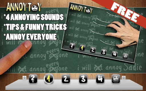 FREE Annoy Toy Chalkboard App