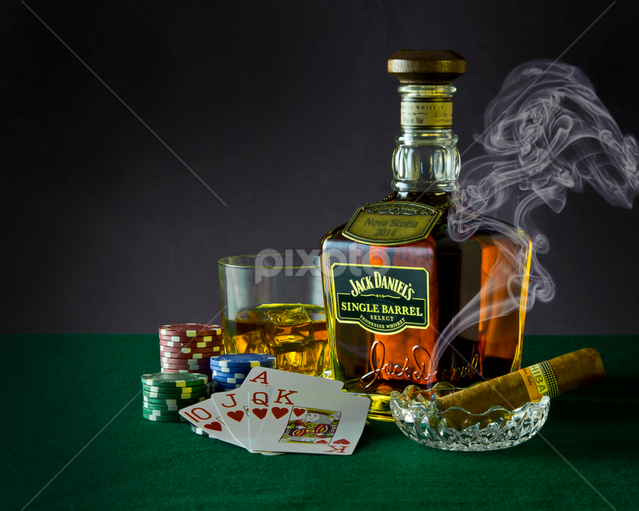 Poker Night by Shaun White - Artistic Objects Still Life