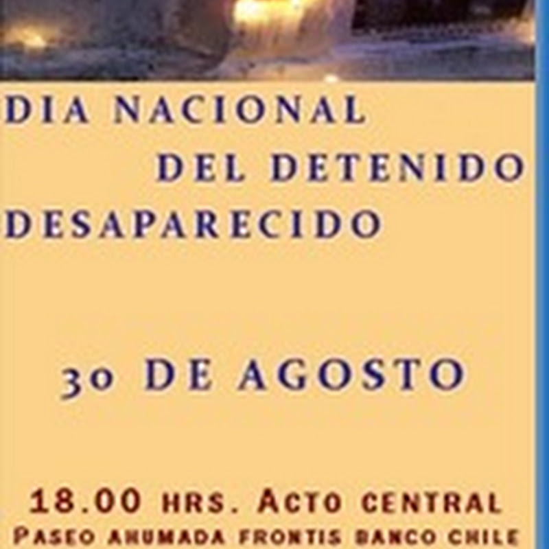 Día Internacional del Detenido Desaparecido