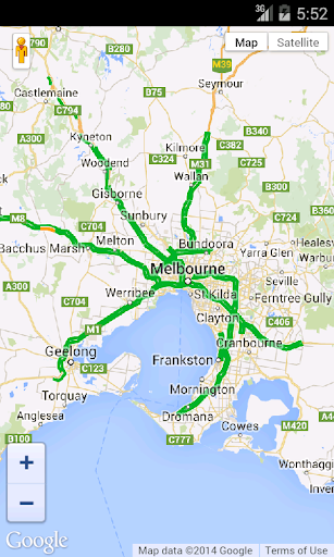 Australia Traffic Map