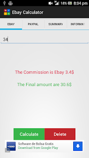 Free Calculator for Ebay APK