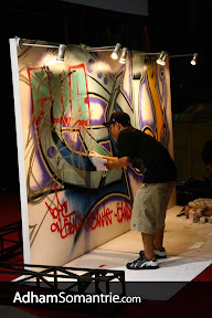 Djarum Black Urban Art 2008 Bandung - Ucok, Live Grafitti