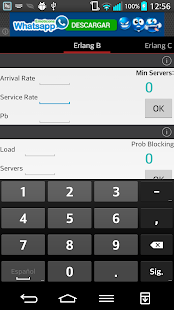 Erlang B and C Calculator Screenshots 1
