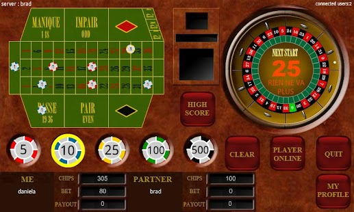 Roulette multiplay