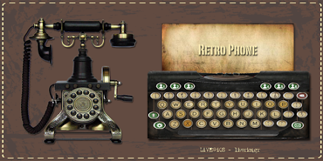 Retro Phone poster 1