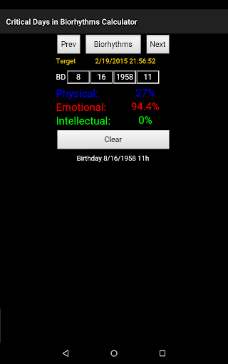 【免費生活App】Critical Days in Biorhythms-APP點子