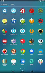 FlatDroid (GO APEX NOVA THEME) - screenshot thumbnail