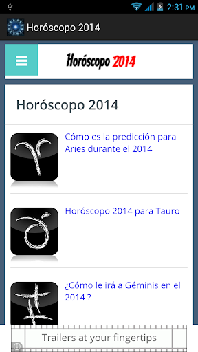 Horóscopo 2014