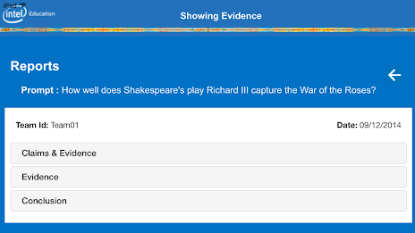 Showing Evidence Tool poster 6