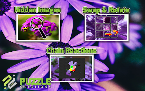 Free Purple Flower Puzzle Game Screenshots 3
