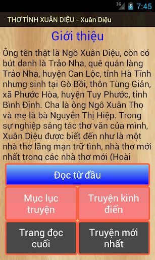 【免費娛樂App】Thơ Tình Xuân Diệu-APP點子