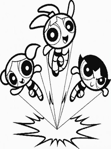 power puff girl coloring game
