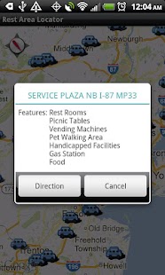 Rest Area Locator Screenshots 1
