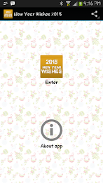 New Year Wishes 2015 poster 1