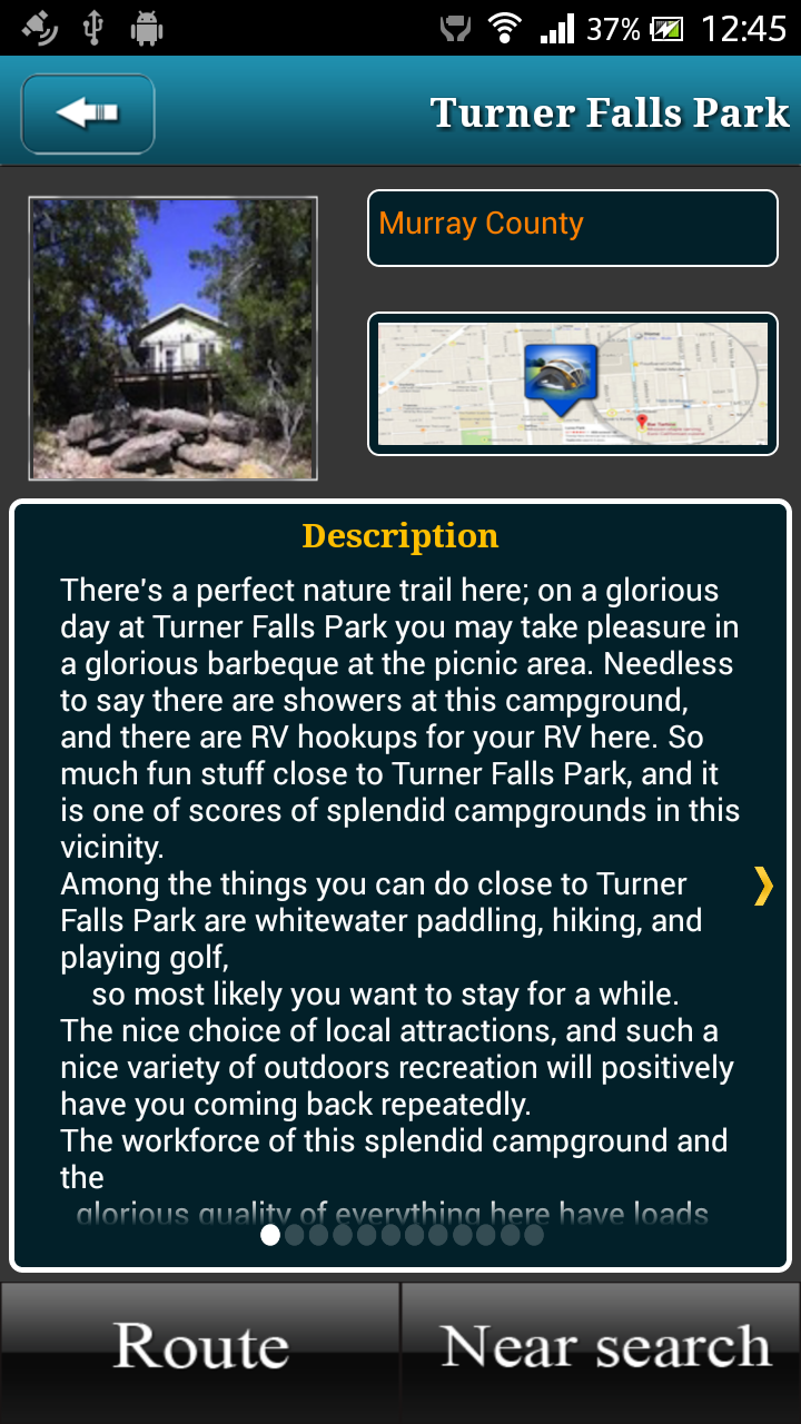 Oklahoma Campgrounds Screen 3
