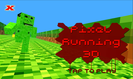 Pixel Running 3D poster 10