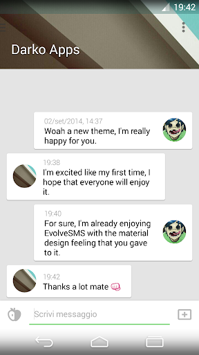 Theme for EvolveSMS - Mint