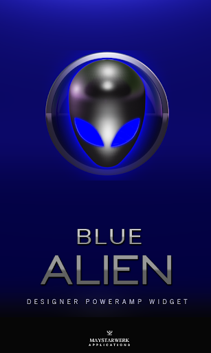 免費下載娛樂APP|Poweramp Widget Blue Alien app開箱文|APP開箱王