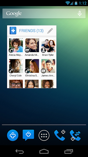 Contacts+ Widget
