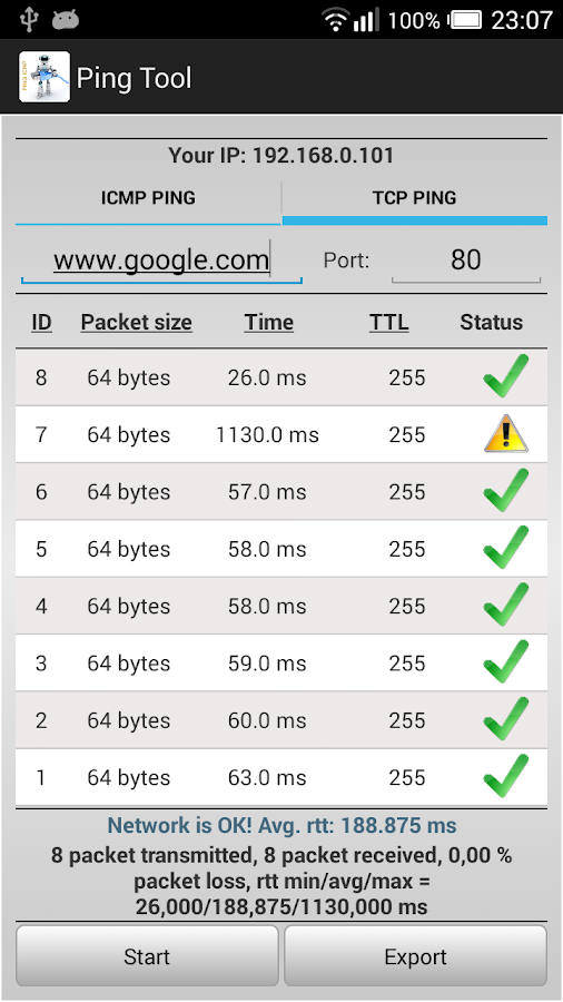 Ping ICMP Android Apps on Google Play