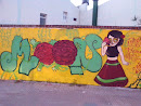 Mural De La Niña Pintora