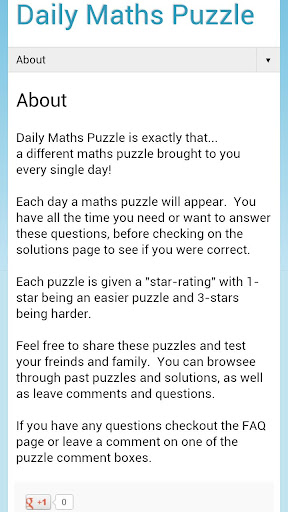 【免費解謎App】Daily Maths Puzzle-APP點子