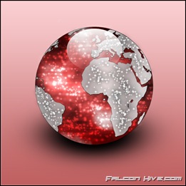 World Icon red