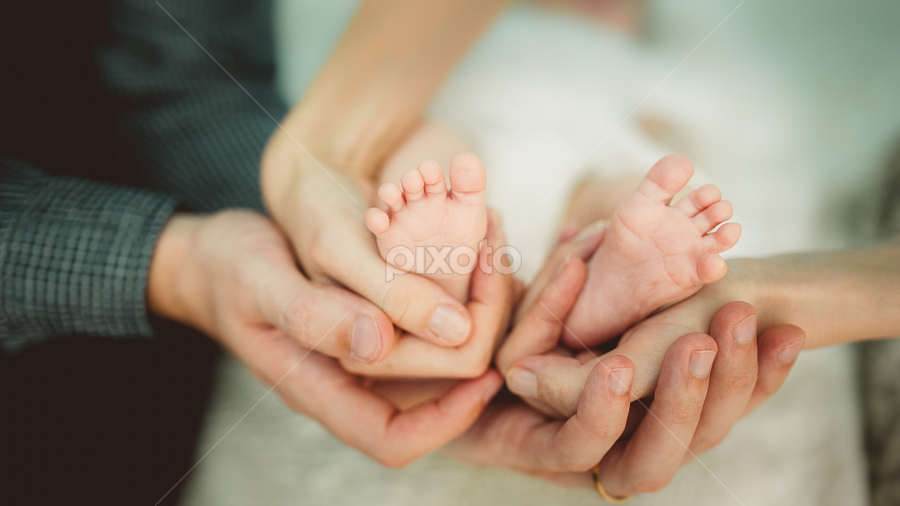 little foot by Attila Hajos - Babies & Children Hands & Feet