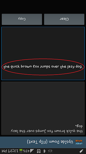【免費娛樂App】Upside Down (Flip Text)-APP點子