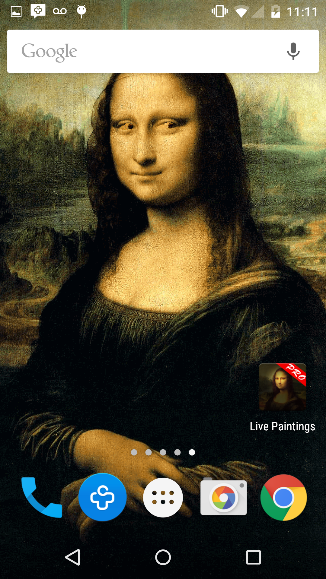 Android application Live Paintings Wallpaper Pro screenshort