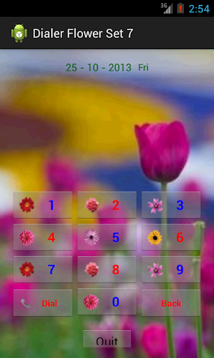 Dialer Flower 7