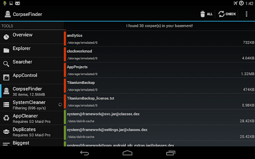 SD Maid - Systemreiniger apk cracked download - screenshot thumbnail