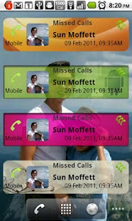 Missed Calls Widget