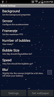 TINY BUBBLES LIVE WALLPAPER APK capture d'écran Thumbnail #3