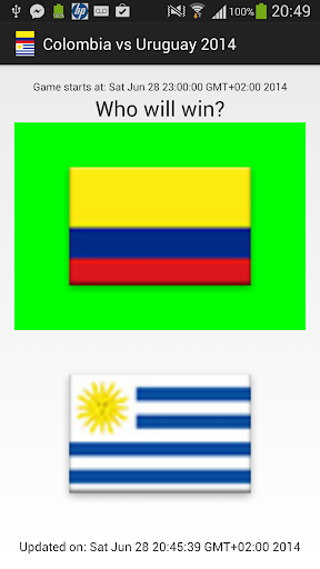 Colombia vs Uruguay FIFA 2014