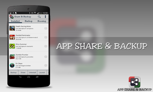 Share App and App Backup