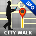 San Francisco Map and Walks mobile app icon