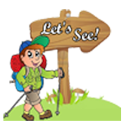 Let’s See! North East India logo