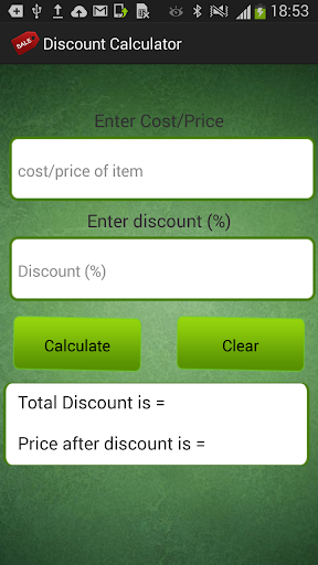 Discount Calculator