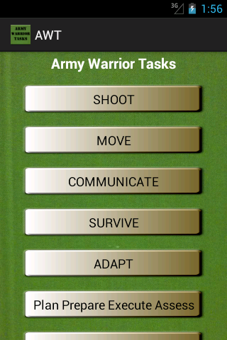 Army Warrior Tasks