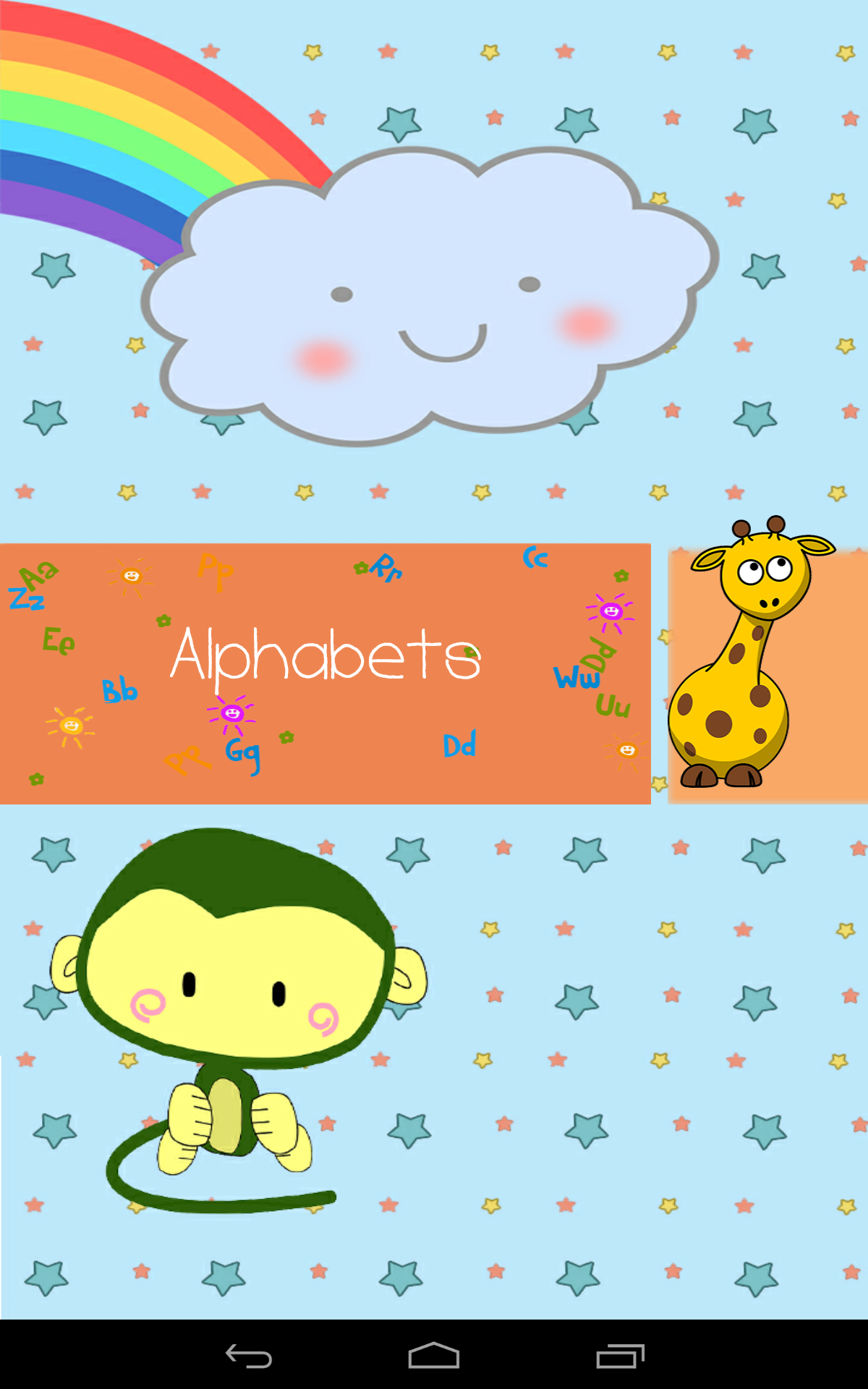 Android application Kids Learn Words screenshort