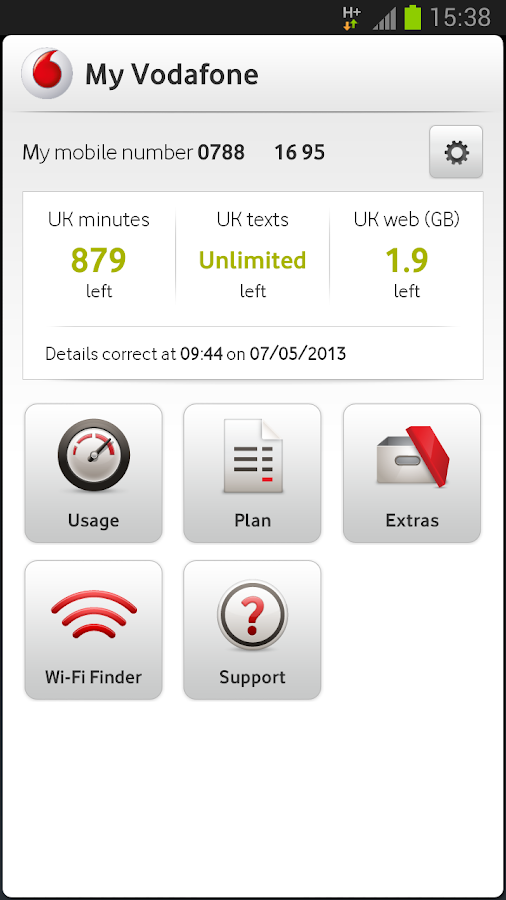 My Vodafone - screenshot