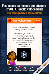 Screenshot dell'applicazione Android Learn Brazilian Portuguese