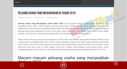 【免費新聞App】Tabloid Peluang Usaha Online-APP點子