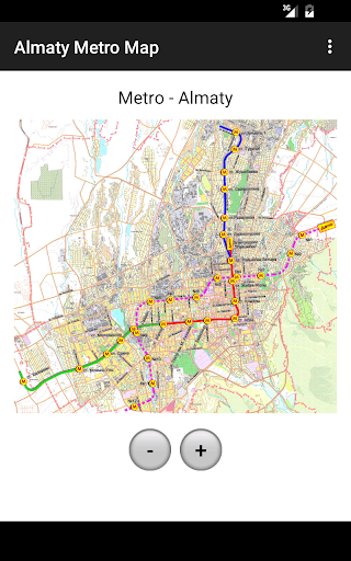 Almaty Metro Map