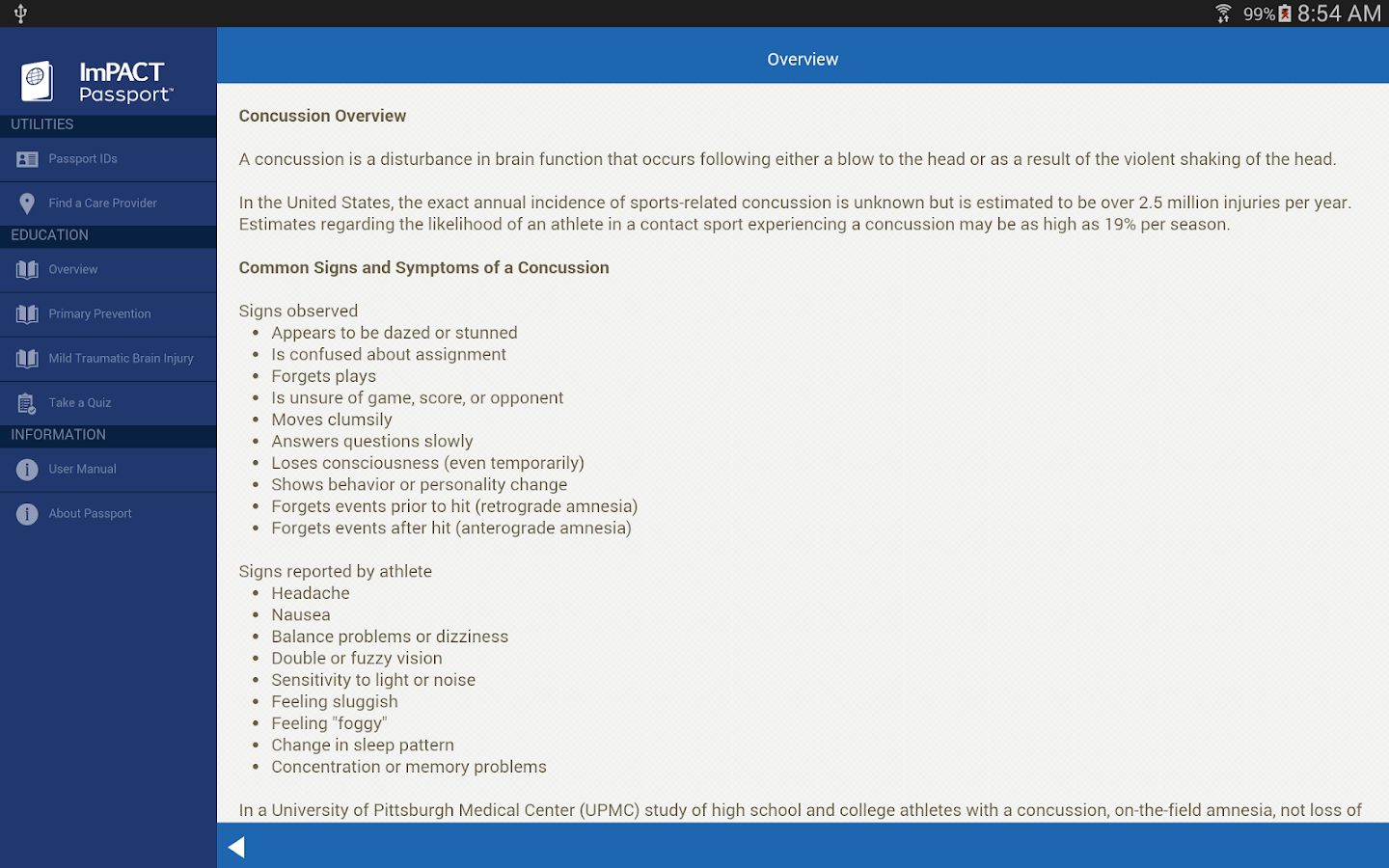 ImPACT Passport Android Apps on Google Play