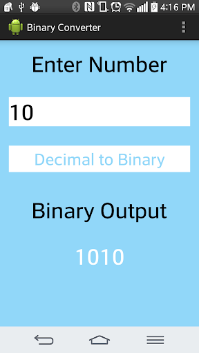 Bindec - Binary Converter